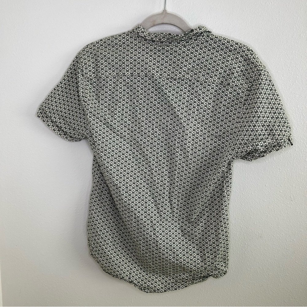 Laguna Leaf Print short sleeve button down shirt - Picture 5 of 5